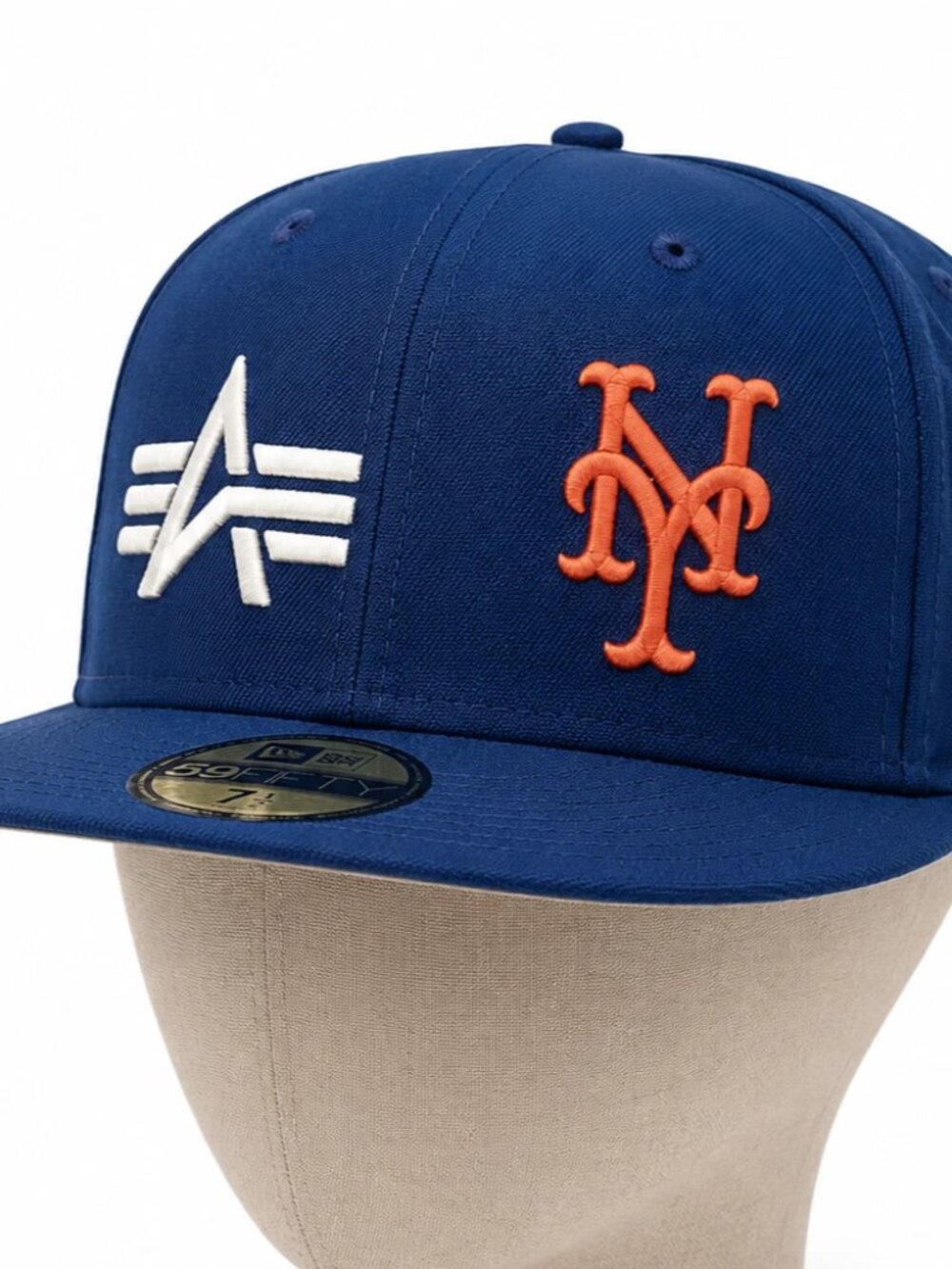 New Era Alpha Industries New York Mets 59FIFTY Fitted Hat 7 1/2 NWT Blue